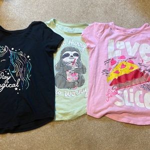 3 So Girls Short Sleeve Tops